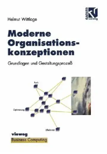 Cover of Moderne Organisationskonzeptionen