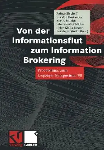 Cover of Von Der Informationsflut Zum Information Brokering