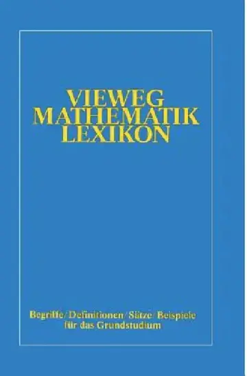 Cover of Vieweg-Mathematik-Lexikon