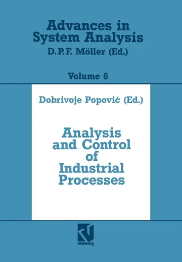 Cover of Analysis and Control of Industrial Processes