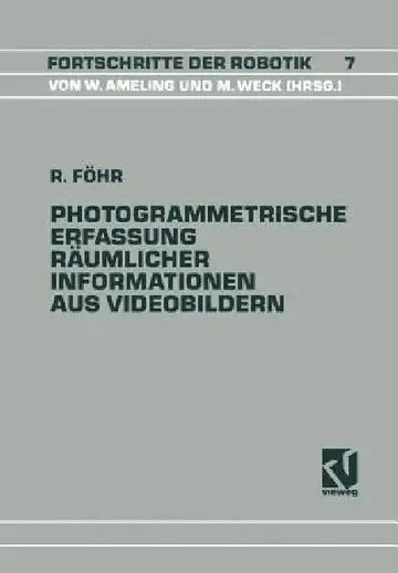 Cover of Photogrammetrische Erfassung Räumlicher Informationen Aus Videobildern