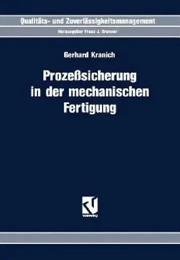 Cover of Prozeßsicherung in Der Mechanischen Fertigung