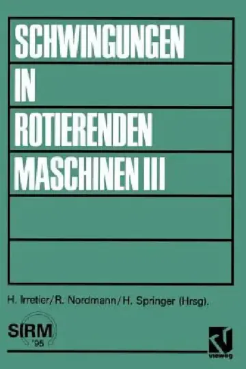 Cover of Schwingungen in Rotierenden Maschinen III