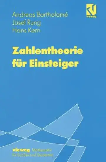 Cover of Zahlentheorie Für Einsteiger