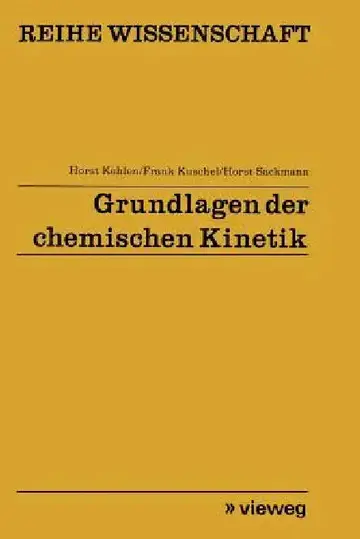 Cover of Grundlagen Der Chemischen Kinetik
