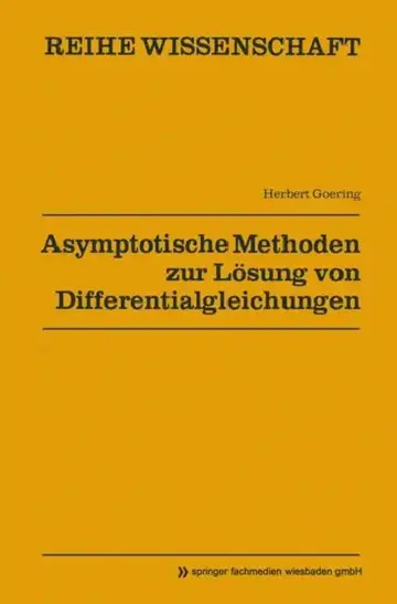 Cover of Asymptotische Methoden Zur Lösung Von Differentialgleichungen