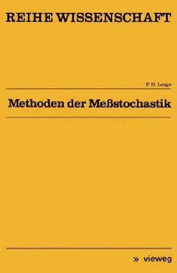 Cover of Methoden Der Meßstochastik