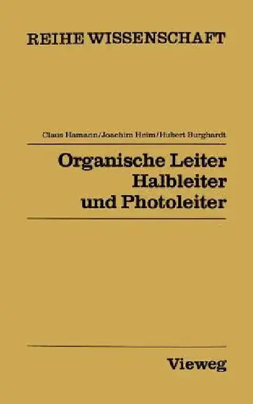 Cover of Organische Leiter, Halbleiter Und Photoleiter