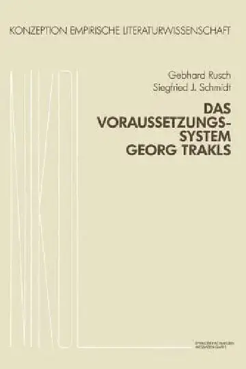 Cover of Das Voraussetzungssystem Georg Trakls