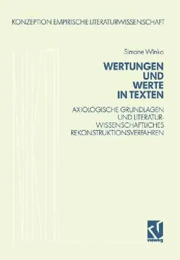 Cover of Wertungen Und Werte in Texten