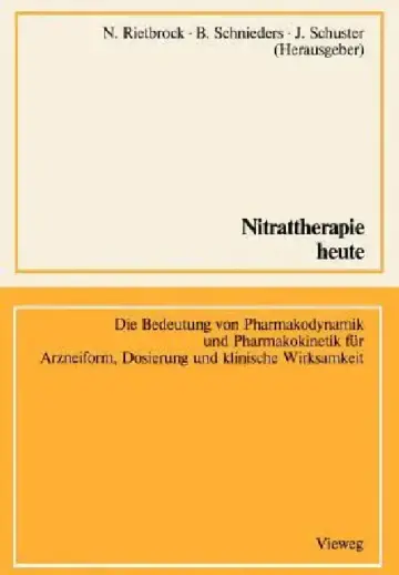 Cover of Nitrattherapie Heute