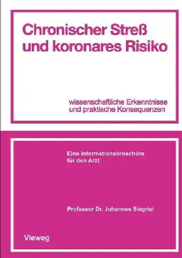Cover of Chronischer Streß Und Koronares Risiko