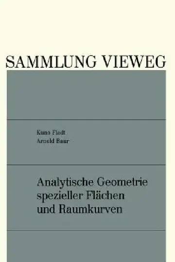 Cover of Analytische Geometrie Spezieller Flächen Und Raumkurven