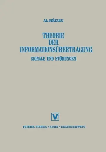 Cover of Theorie Der Informationsübertragung