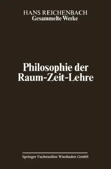 Cover of Philosophie Der Raum-Zeit-Lehre