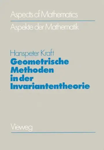 Cover of Geometrische Methoden in Der Invariantentheorie