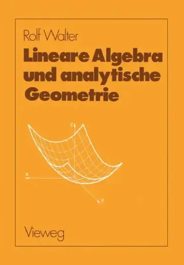Cover of Lineare Algebra Und Analytische Geometrie