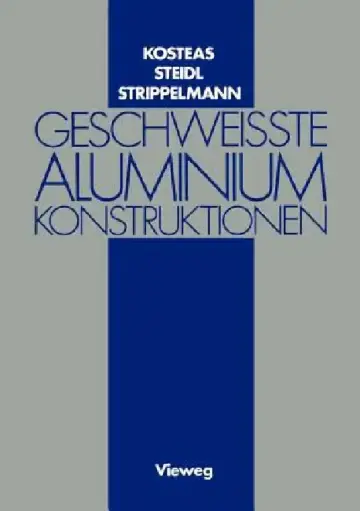 Cover of Geschweisste Aluminiumkonstruktionen