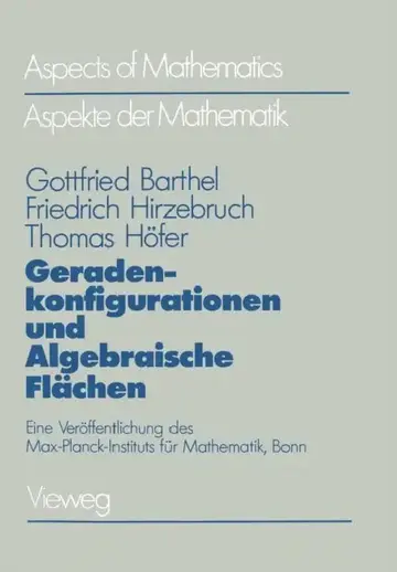 Cover of Geradenkonfigurationen Und Algebraische Flächen