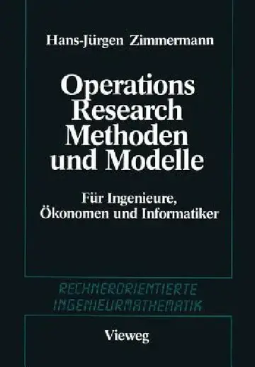 Cover of Methoden Und Modelle Des Operations Research