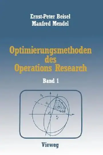 Cover of Optimierungsmethoden Des Operations Research