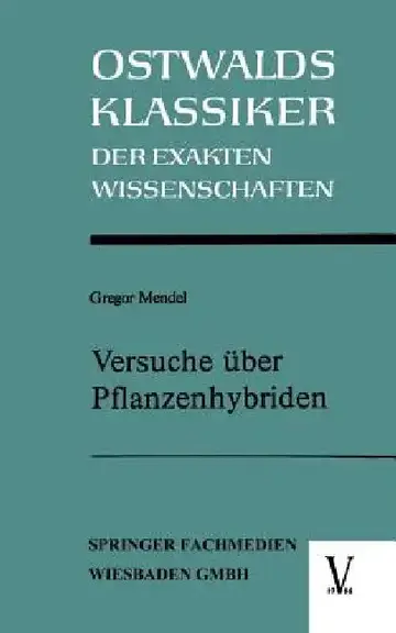 Cover of Versuche Über Pflanzenhybriden