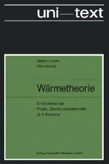 Cover of Wärmetheorie