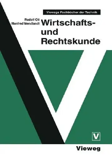 Cover of Wirtschafts- Und Rechtskunde