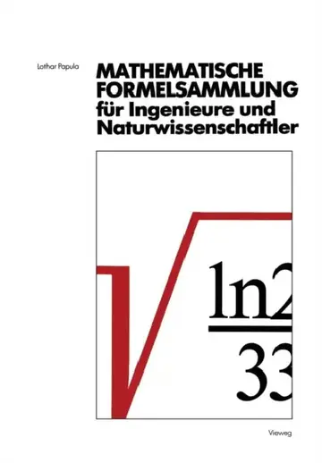 Cover of Mathematische Formelsammlung für Ingenieure und Naturwissenschaftler