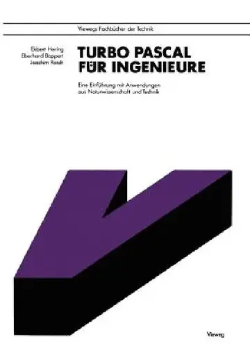 Cover of Turbo-Pascal Für Ingenieure