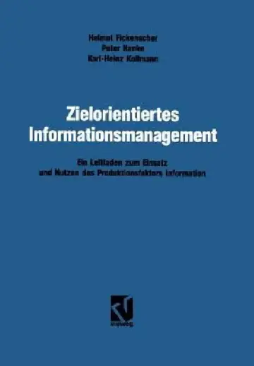 Cover of Zielorientiertes Informationsmanagement