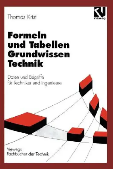 Cover of Formeln Und Tabellen Grundwissen Technik