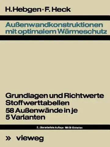 Cover of Außenwandkonstruktionen Mit Optimalem Wärmeschutz