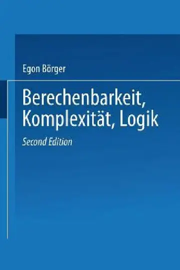 Cover of Berechenbarkeit, Komplexität, Logik