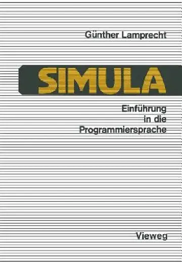 Cover of Einführung in Die Programmiersprache Simula