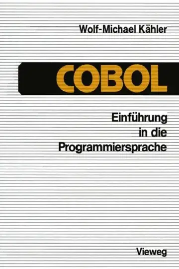 Cover of Einführung in Die Programmiersprache COBOL