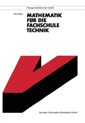 Cover of Mathematik Für Die Fachschule Technik