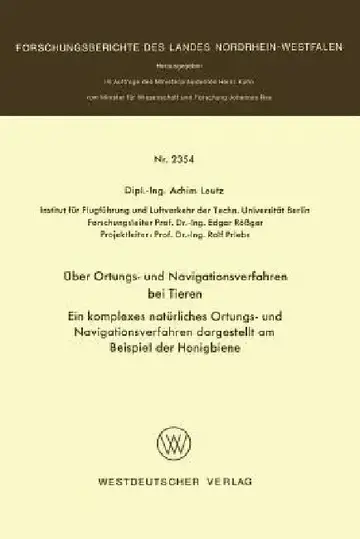 Cover of Über Ortungs- Und Navigationsverfahren Bei Tieren