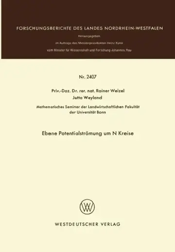 Cover of Ebene Potentialströmung um N Kreise