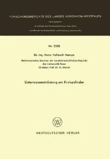 Cover of Unterwasserströmung Um Kreiszylinder