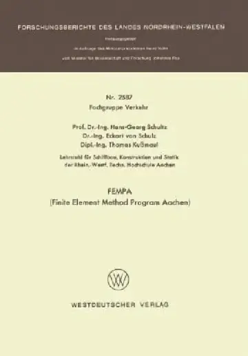Cover of Fempa (Finite Element Method Program Aachen)