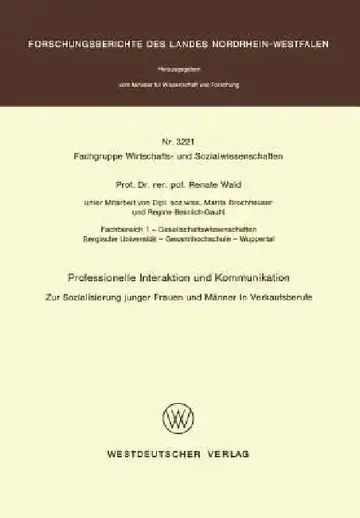 Cover of Professionelle Interaktion Und Kommunikation
