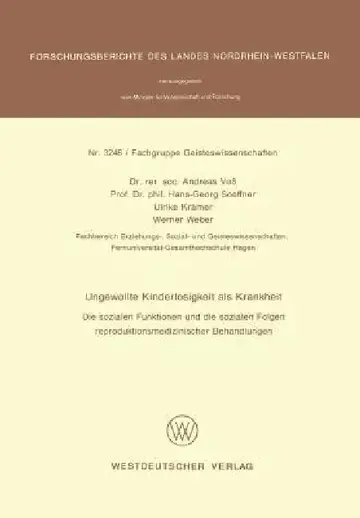 Cover of Ungewollte Kinderlosigkeit ALS Krankheit