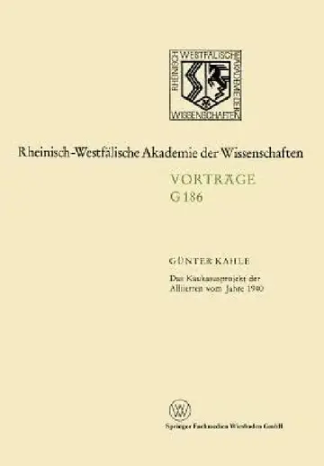 Cover of Das Kaukasusprojekt Der Alliierten Vom Jahre 1940