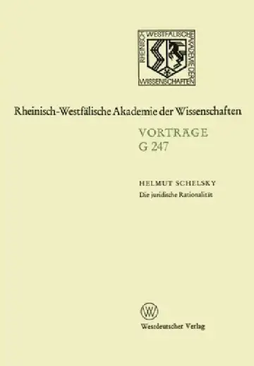 Cover of Die juridische Rationalität