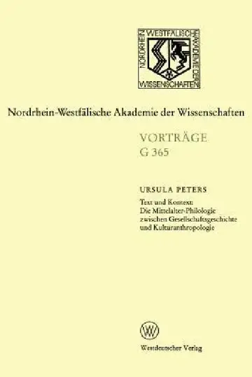 Cover of Text Und Kontext