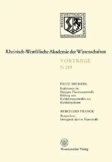 Cover of Natur-, Ingenieur- Und Wirtschaftswissenschaften