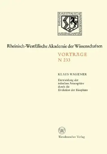 Cover of Entwicklung der irdischen Atmosphäre durch die Evolution der Biosphäre