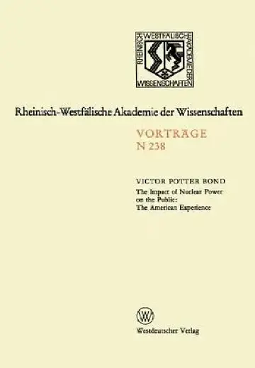 Cover of The Impact of Nuclear Power on the Public