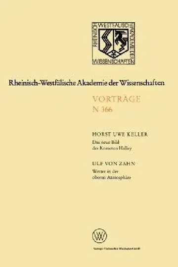 Cover of Das Neue Bild Des Kometen Halley -- Ergebnisse Der Raummissionen / Wetter in Der Oberen Atmosphäre